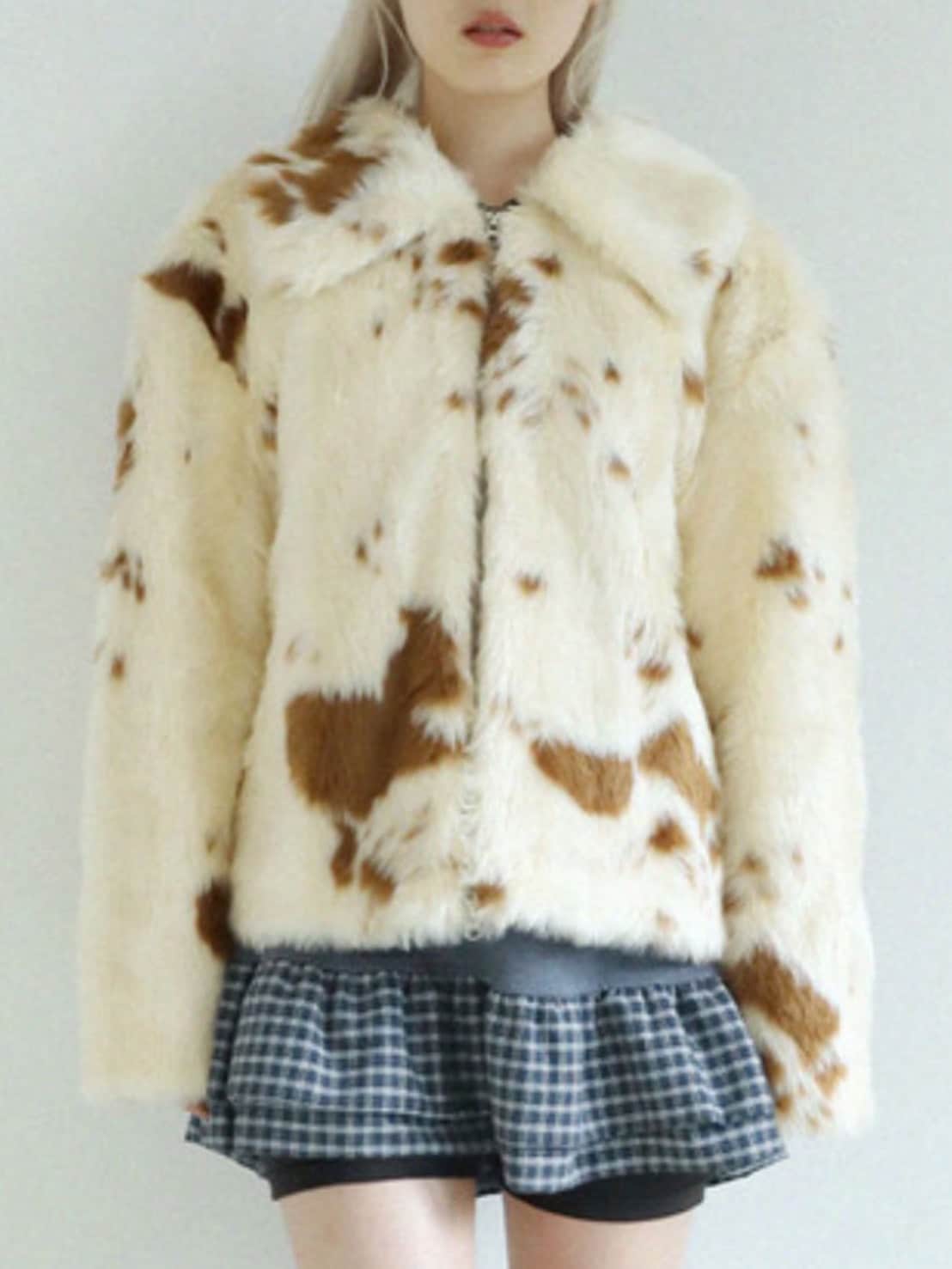 12/21 20:00 再販【Uglyshadow】MILK COW FUR JACKET / 【アグリーシャドウ】ミルクカウファージャケット