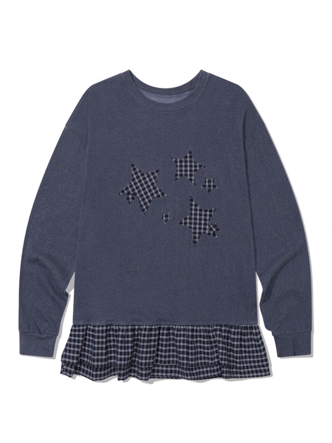 12/21 20:00 再販【Uglyshadow】STAR FRILL LONGSLEEVED T-SHIRT