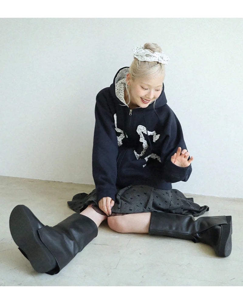 12/21 20:00 再販【Uglyshadow】FLOWER WAFFLE SCRUNCHIE