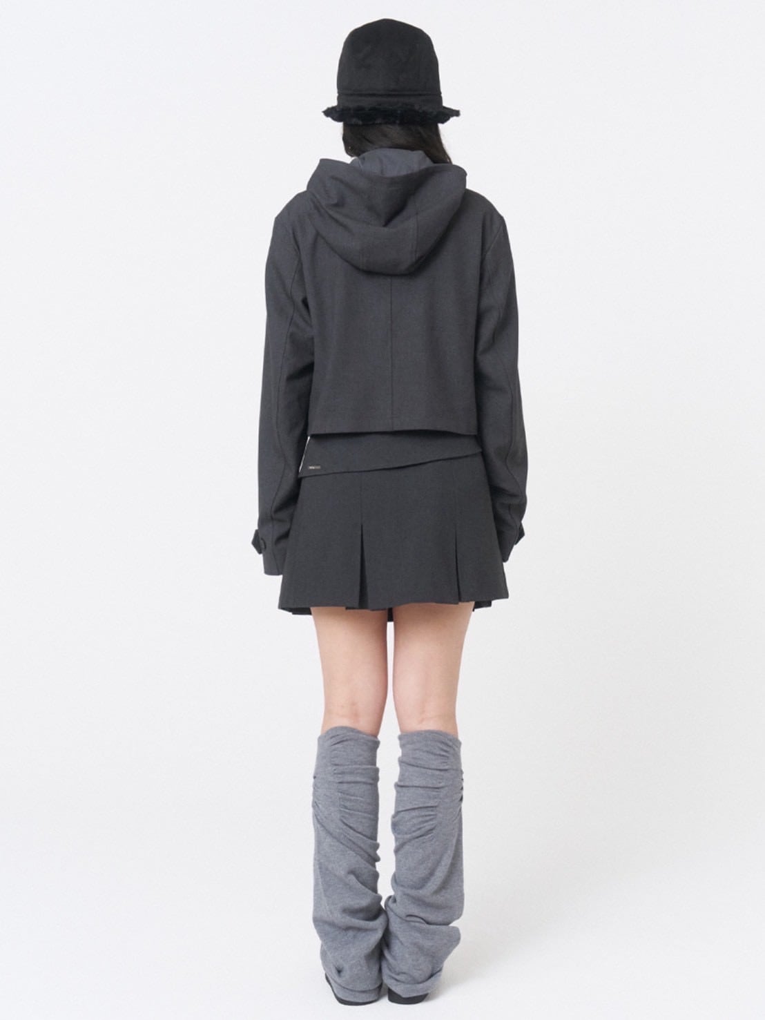 【Miseki seoul】Shirring knit leg warmer