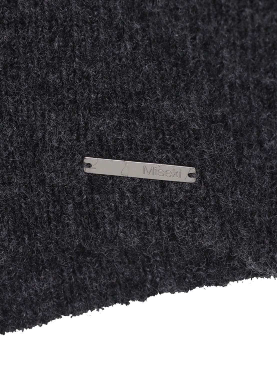 【Miseki seoul】Side button knit