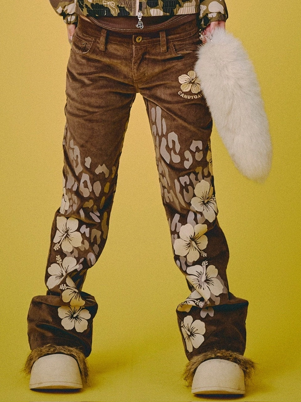 【GALFY】ロゴ的コーデュロイパンツ