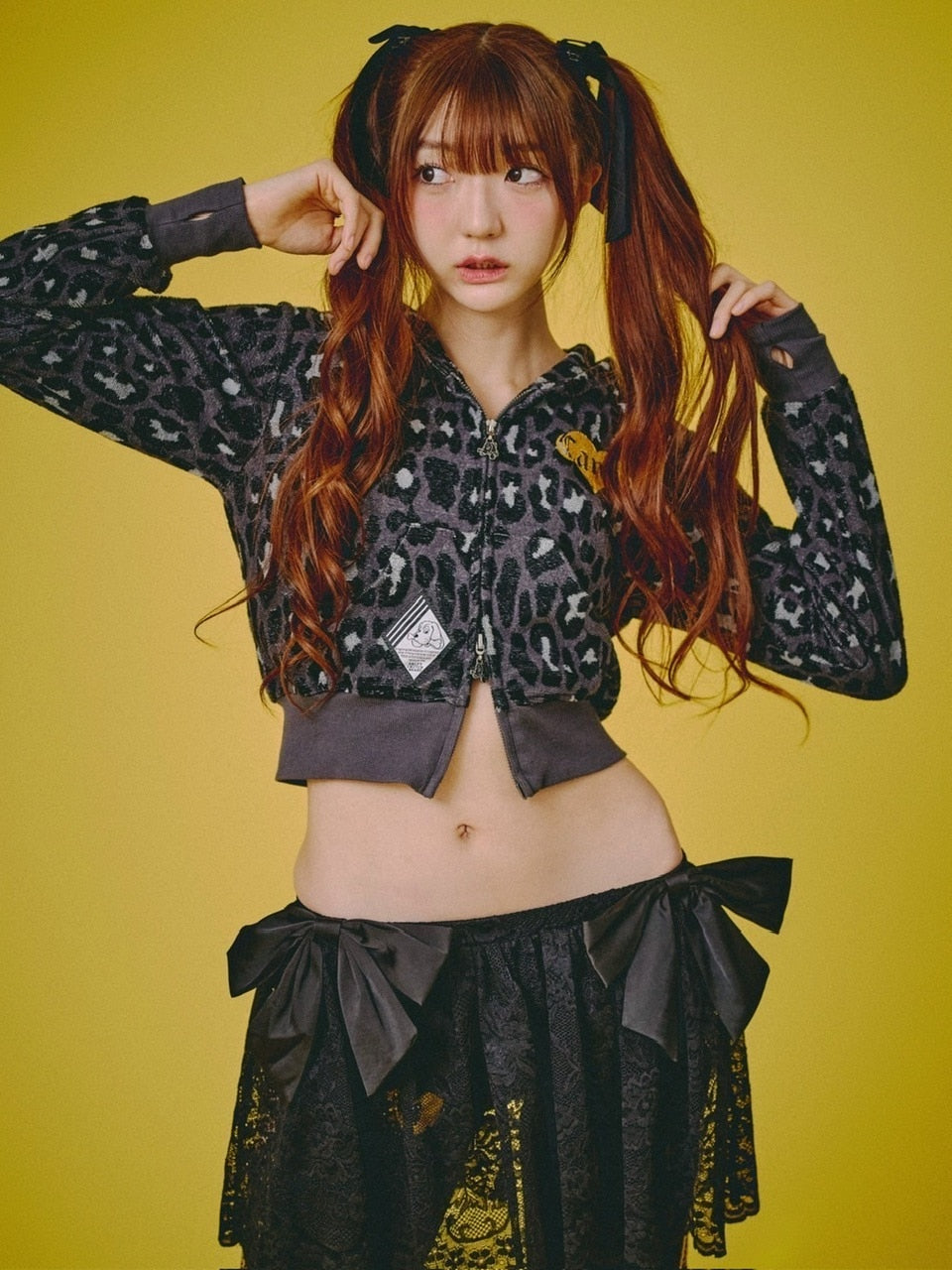 【GALFY】フユGAL 豹パーカー