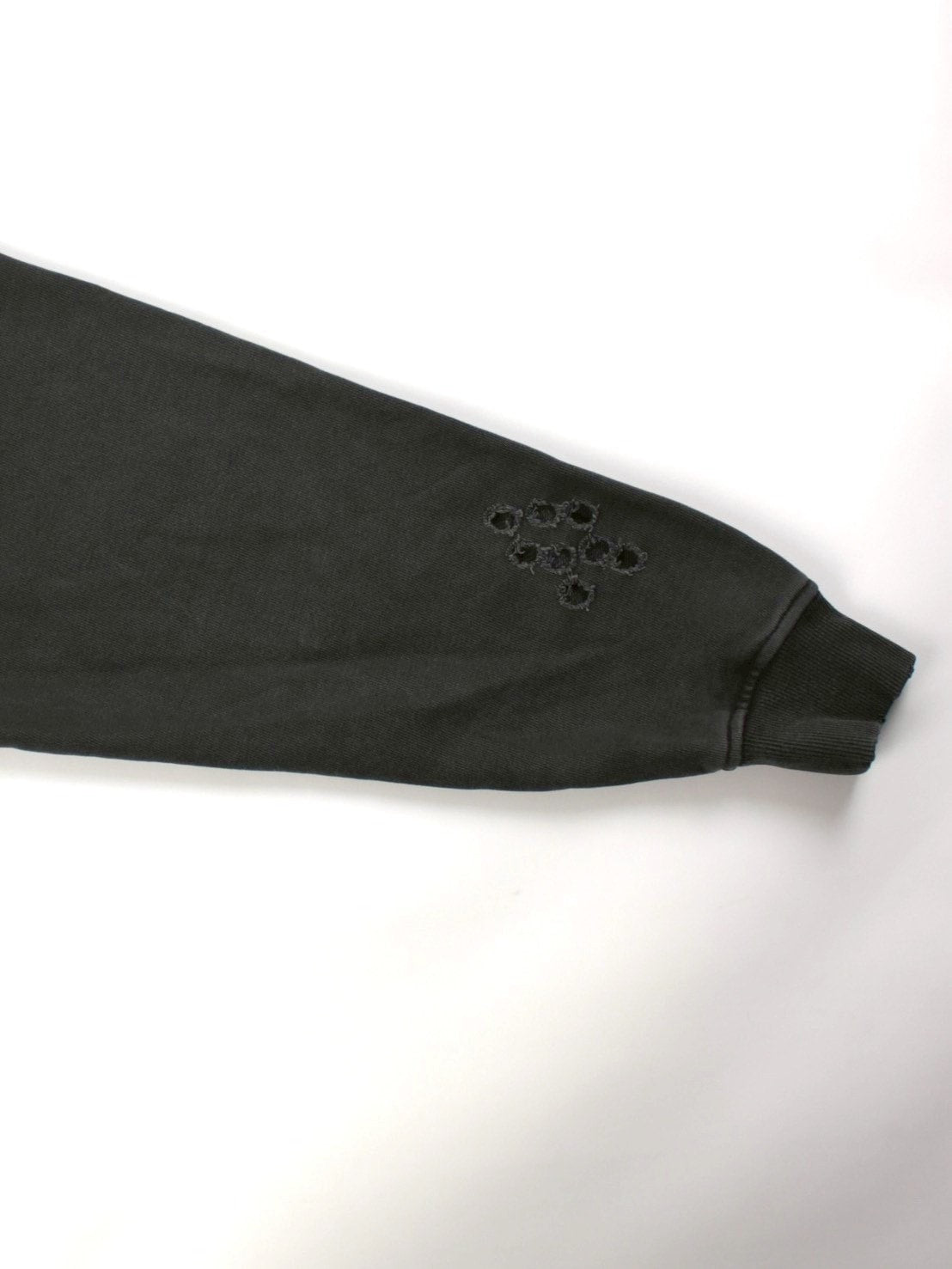 【GALFY】ぼろぼろロゴ百合の紋パーカー