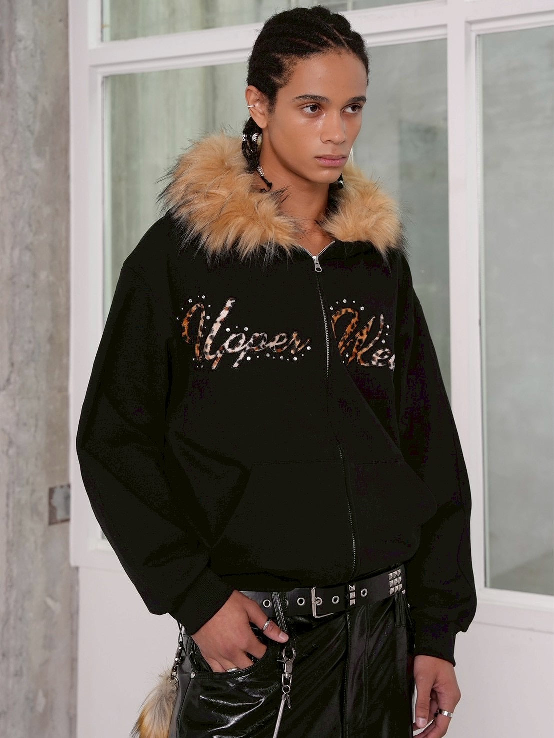 【ESC STUDIO】Upper wear zip-up hoodie