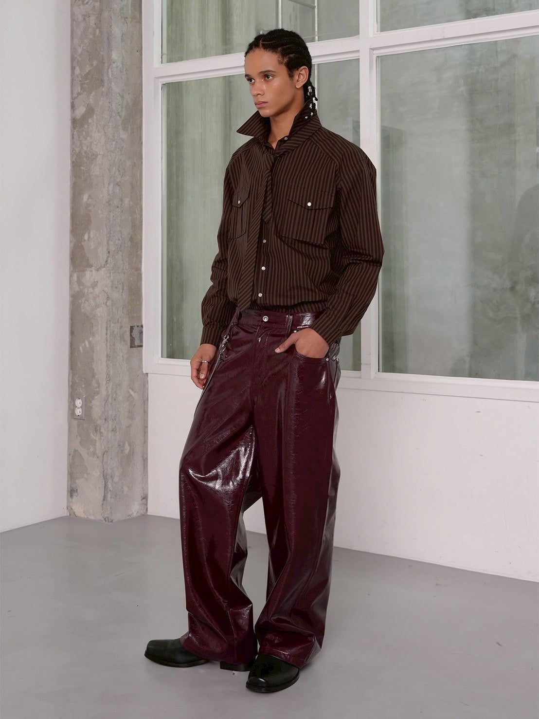 【ESC STUDIO】Patent leather pants