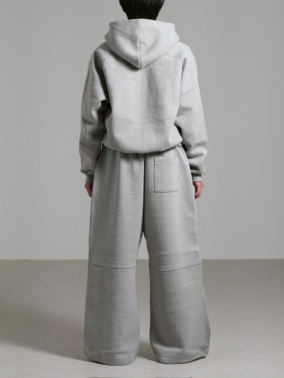 受注制【Chikashitsu +】heavy weight cotton design sweat pants / 【チカシツプラス】ヘビーウェイトコットンデザインスウェットパンツ (3color)