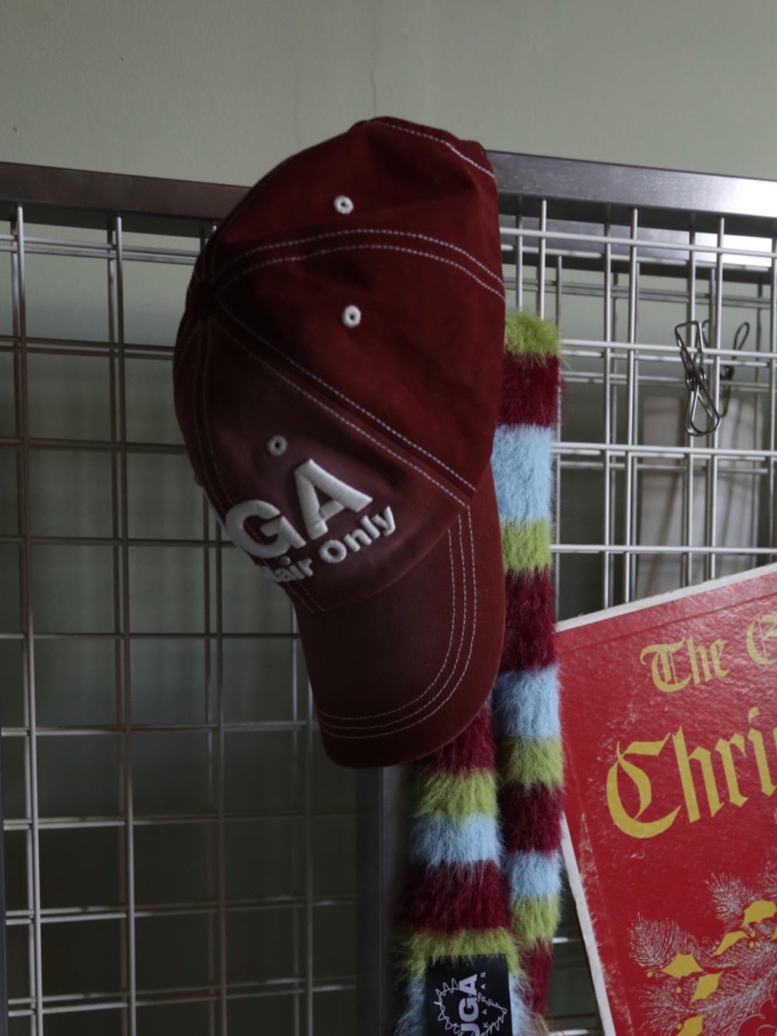 【IUGAMAKARAS】Washed Embroidery Ball Cap