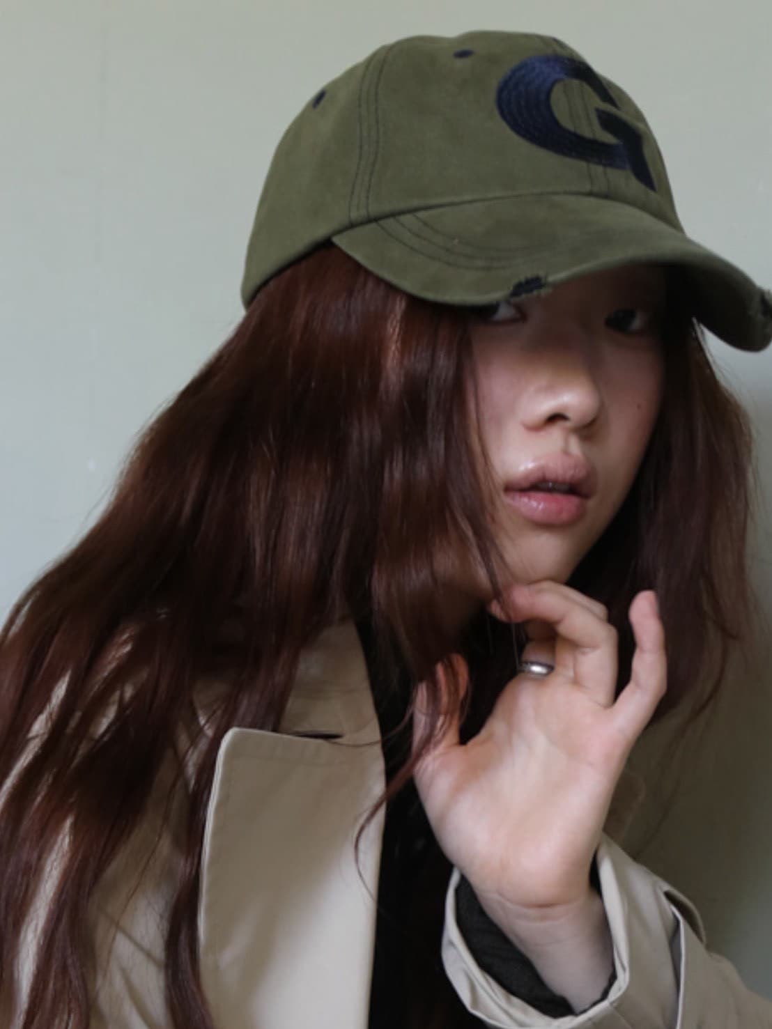 【IUGAMAKARAS】G Needlework Ball Cap