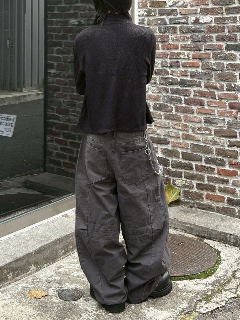 受注制【youll】vertical twin-zip top (2color)