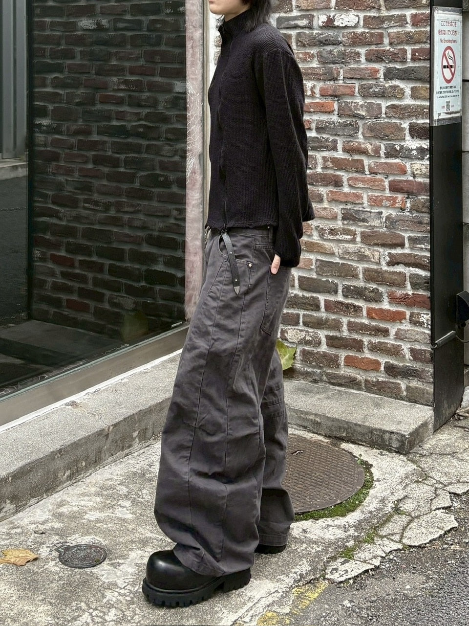 受注制【youll】cotton curve pants (2color)