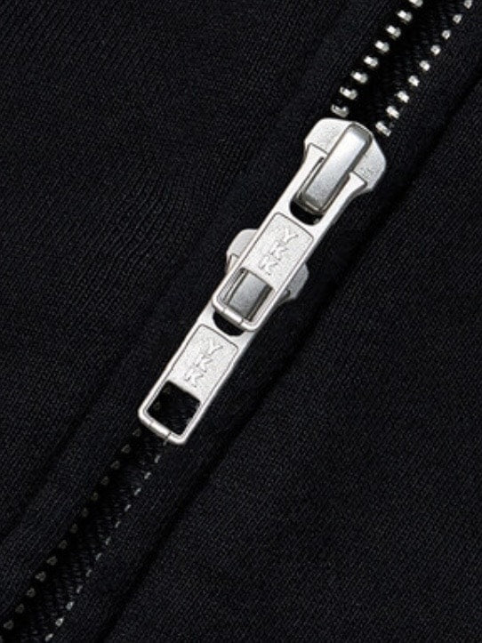 【BLACK PURPLE】Shadow Loop Zip-Up Hoodie
