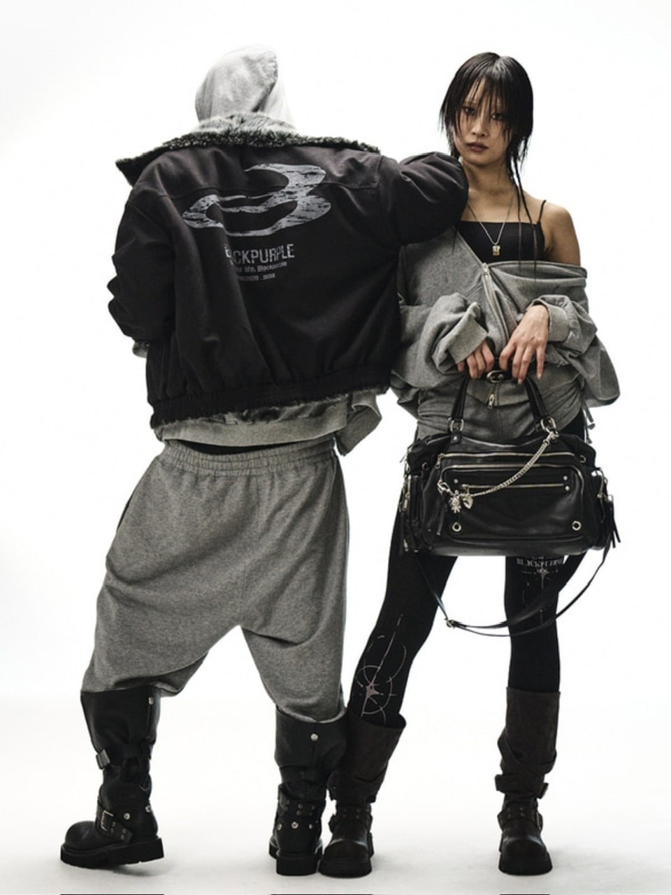 【BLACK PURPLE】Bread Bag
