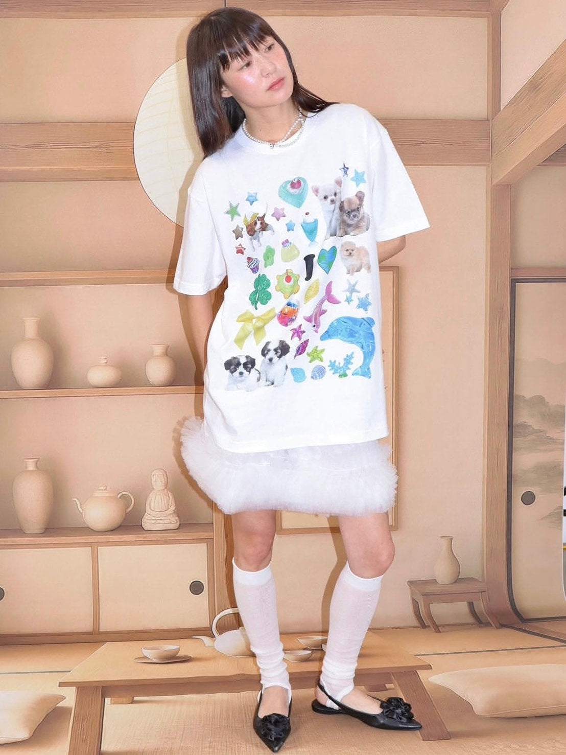 身長まだ【HURJABOYACC】PET T-SHIRTS S4