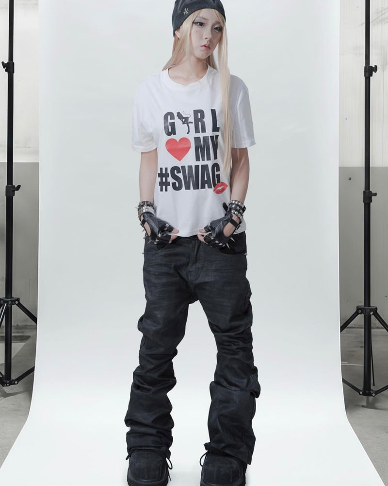 【LOWKEY CLUB】GIRL MY SWAG TEE