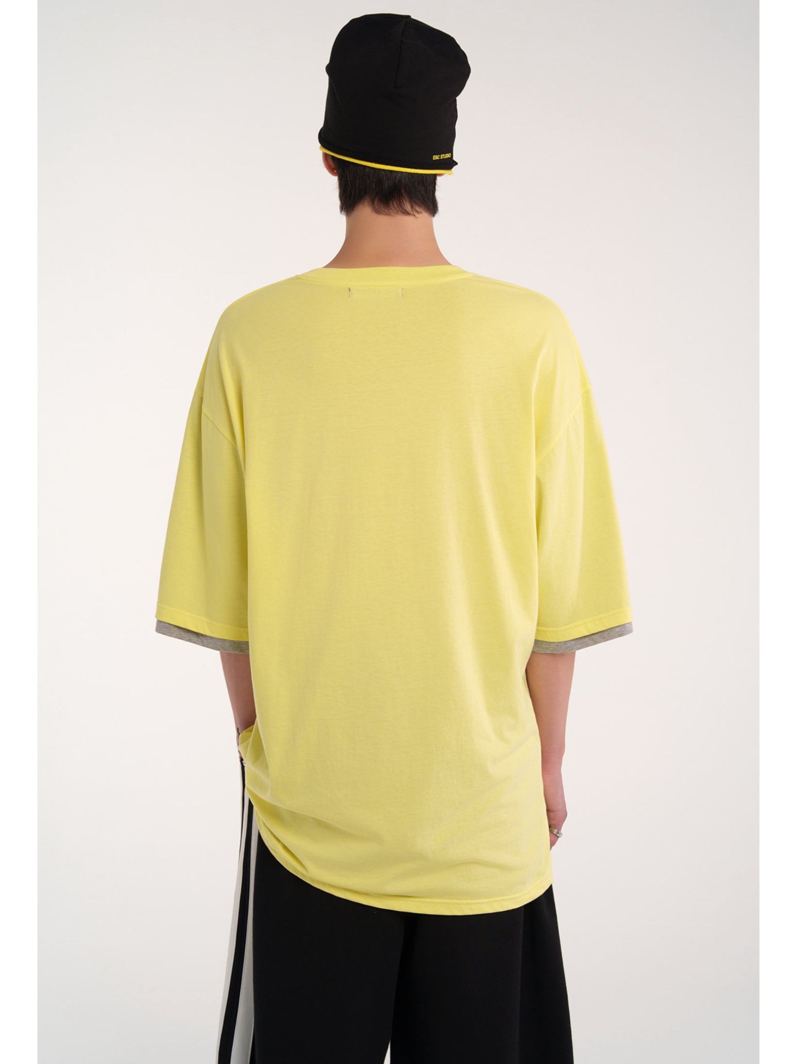 【ESC STUDIO】two sleeve hot t-shirt