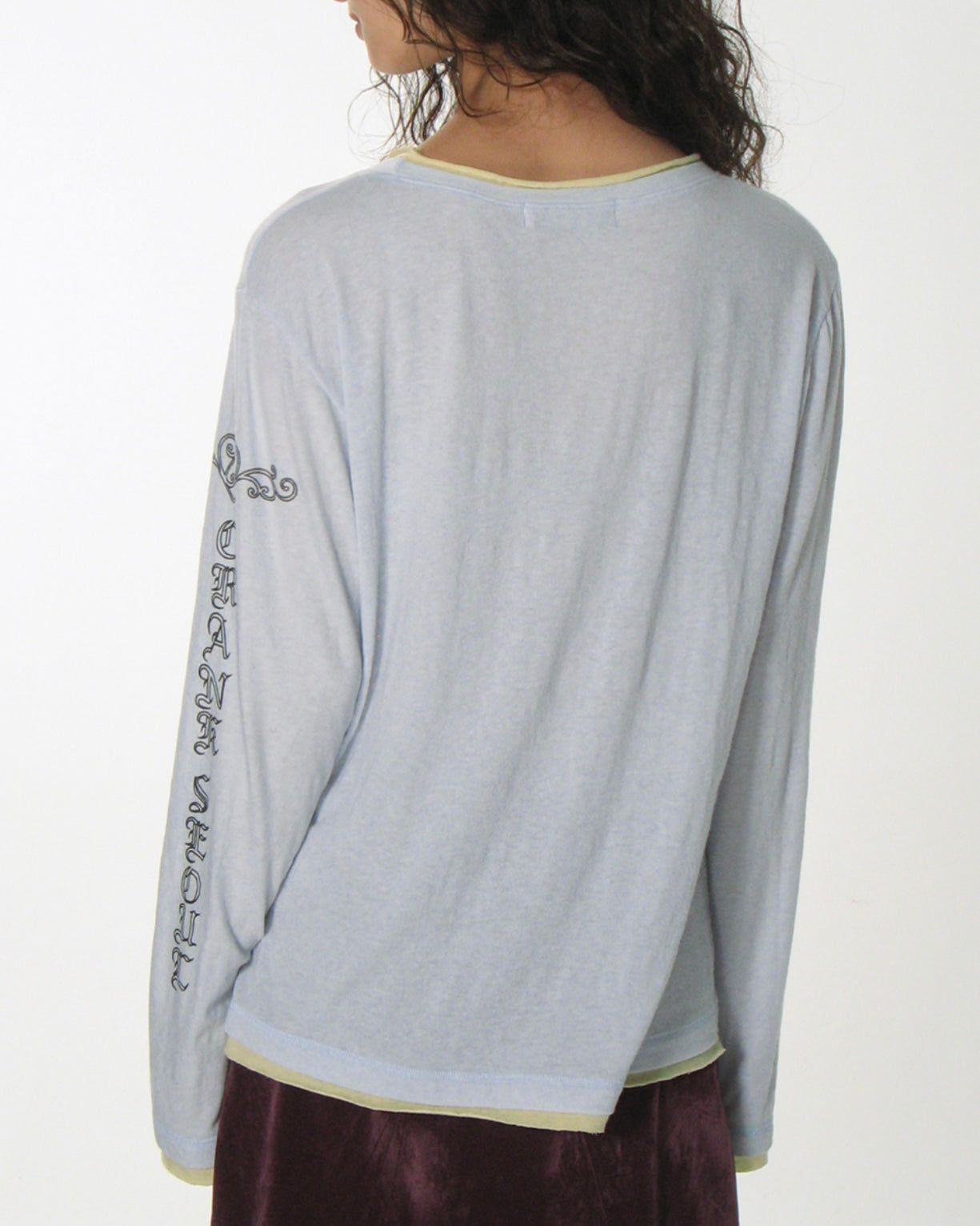 【CRANK】TATOO LAYERED TOP