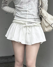 受注制【nmtc+】Frill balloon mini skirt (2color)