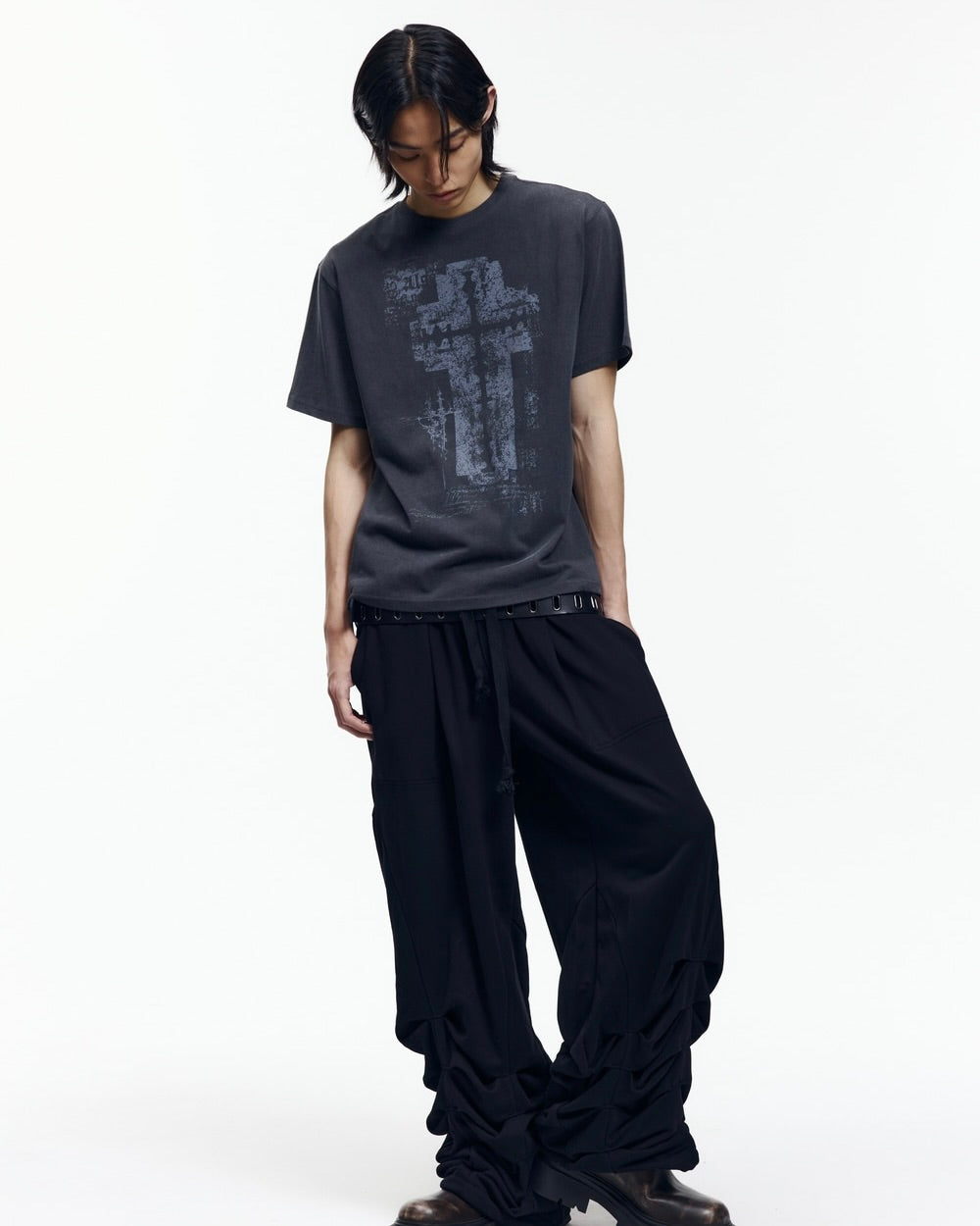 【AAKAM】Razor Cross Half Top