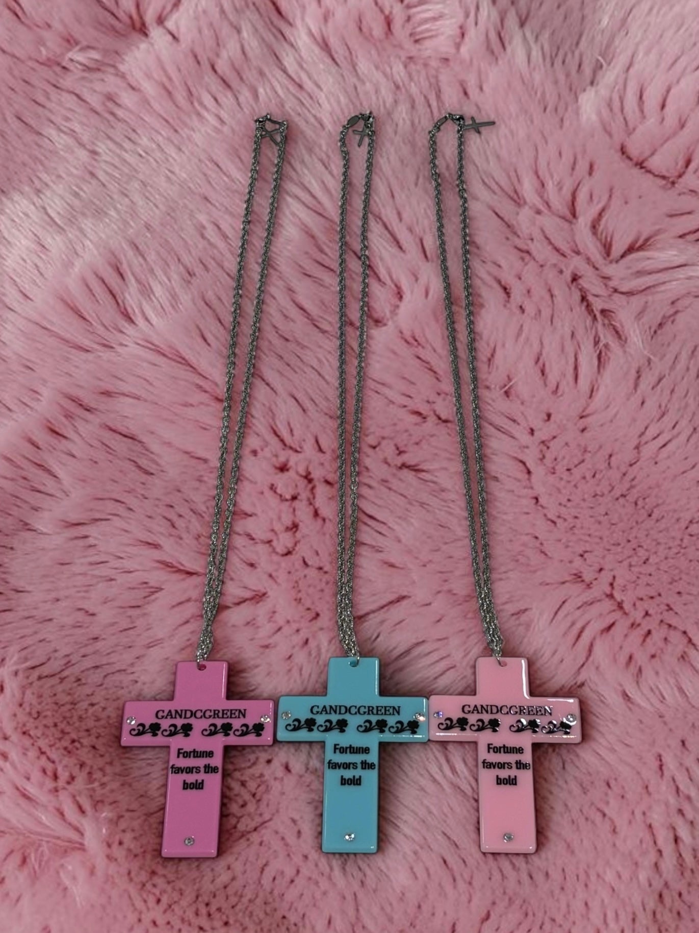【Never mind the XU】cross fortune necklace (3color)