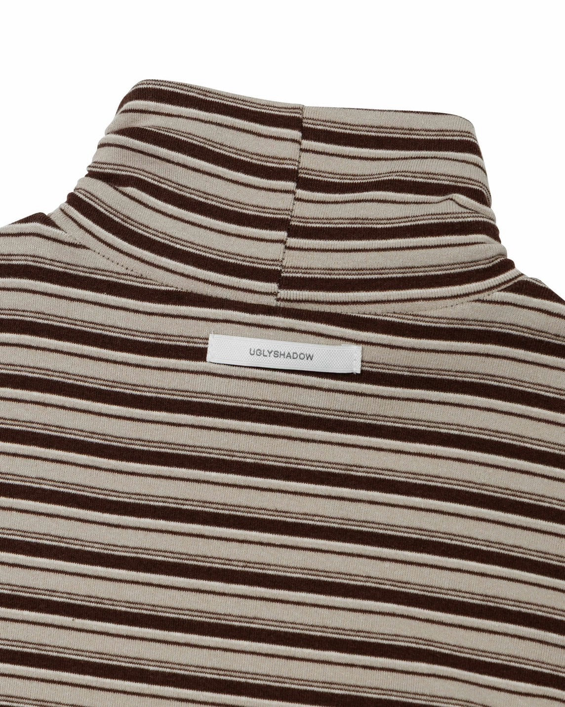 【Uglyshadow】STRIPE TURTLENECK TEE