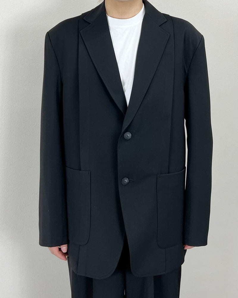 受注制【Chikashitsu +】set up design jacket (2color)