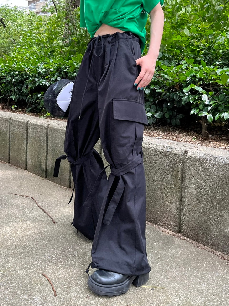 受注制【Chikashitsu +】cargo slacks pants (3color)