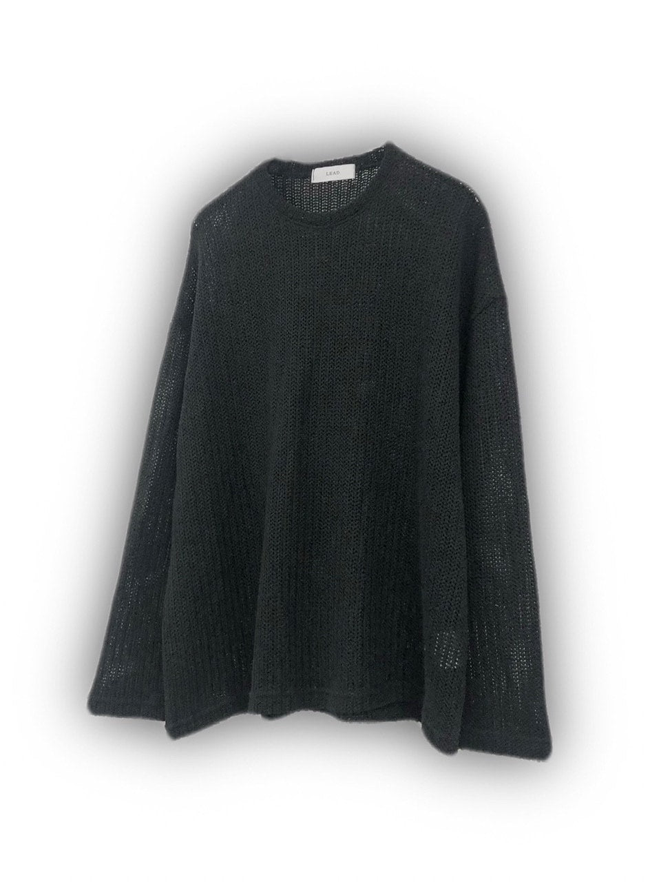 受注制【Never mind the XU】see-through knit (3color)