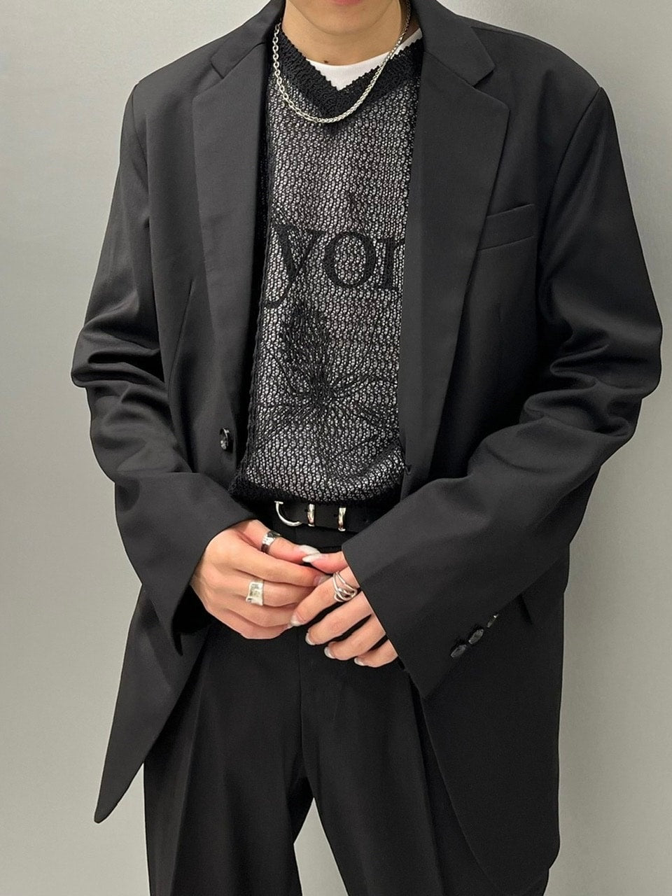 【Chikashitsu +】set up shingle jacket (4color)