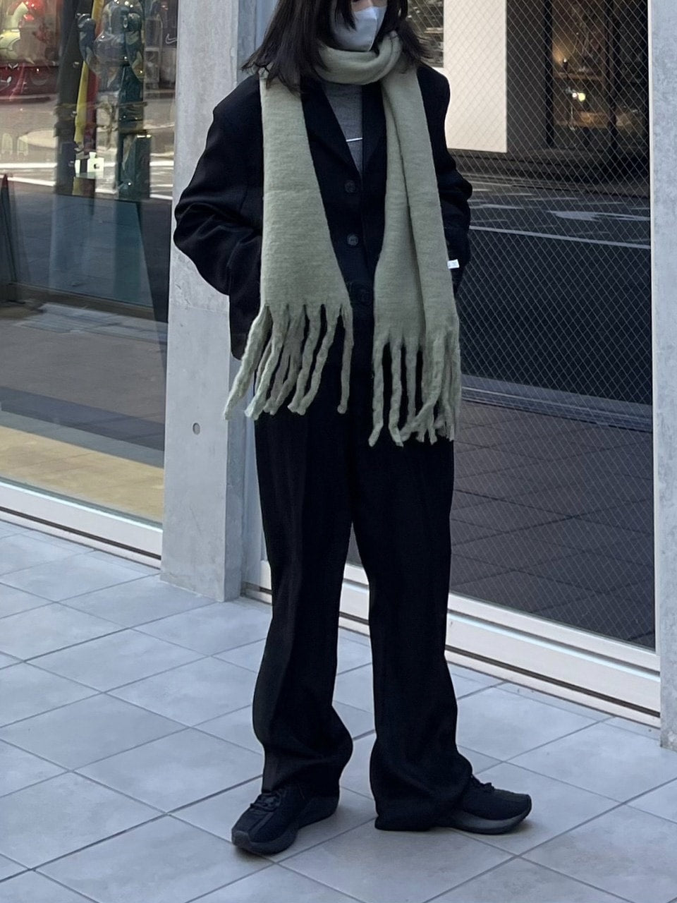 受注制【Chikashitsu +】volume color muffler (6color)