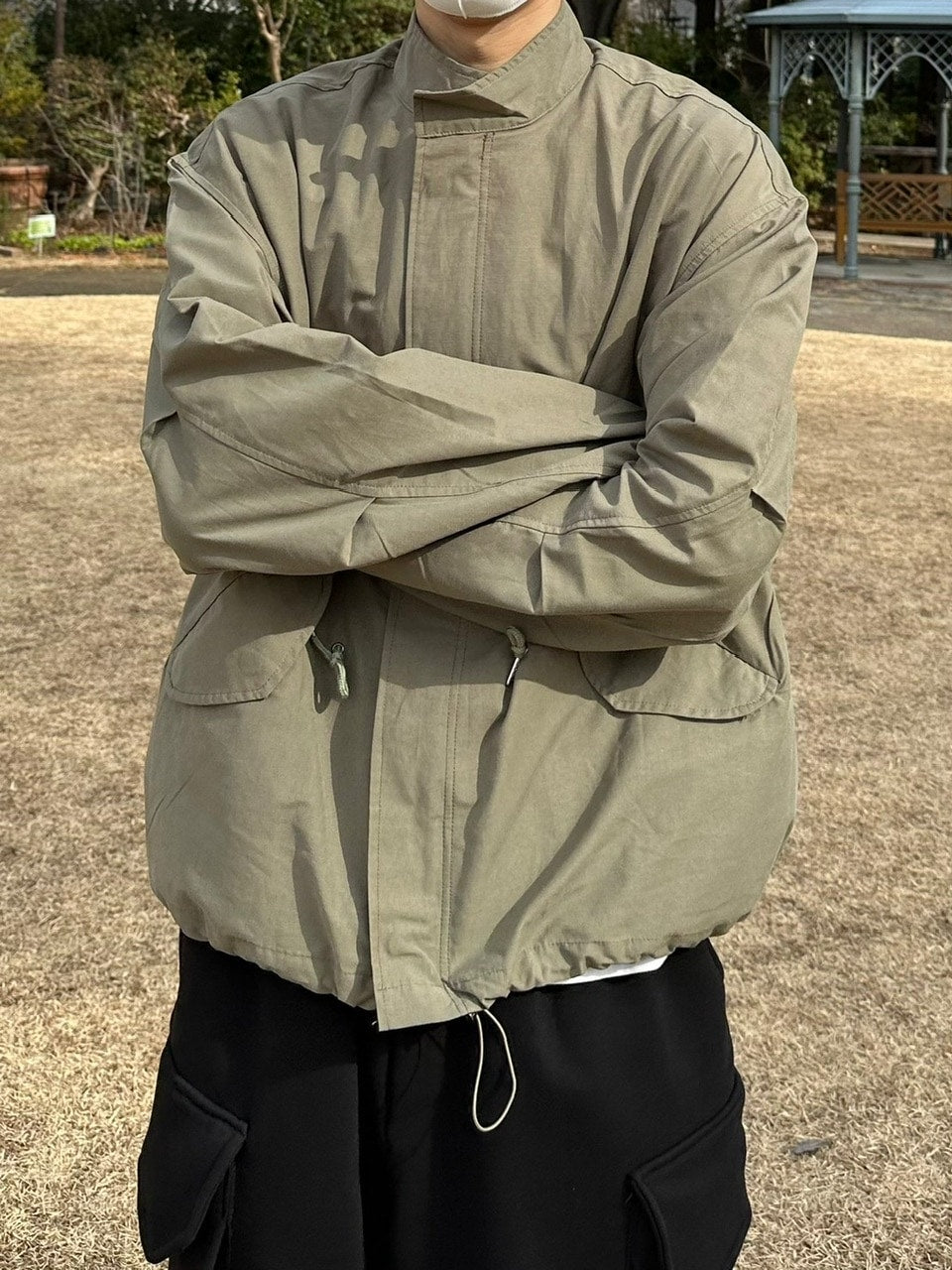 受注制【Chikashitsu +】cotton blouson(3color) / 【チカシツプラス】コットンジャケット