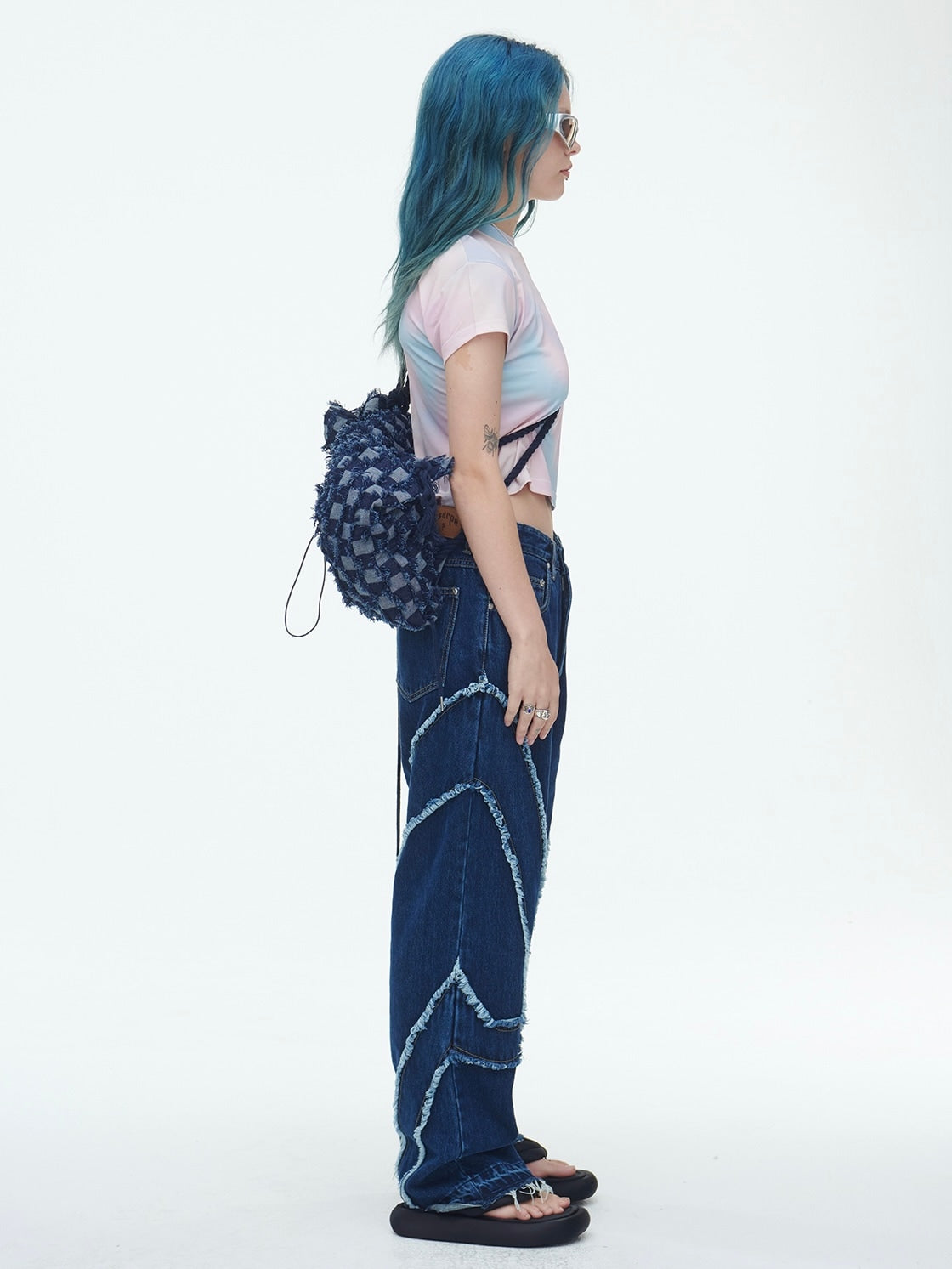 【SSERPE】CHECKERBOARD VAGABOND BAG