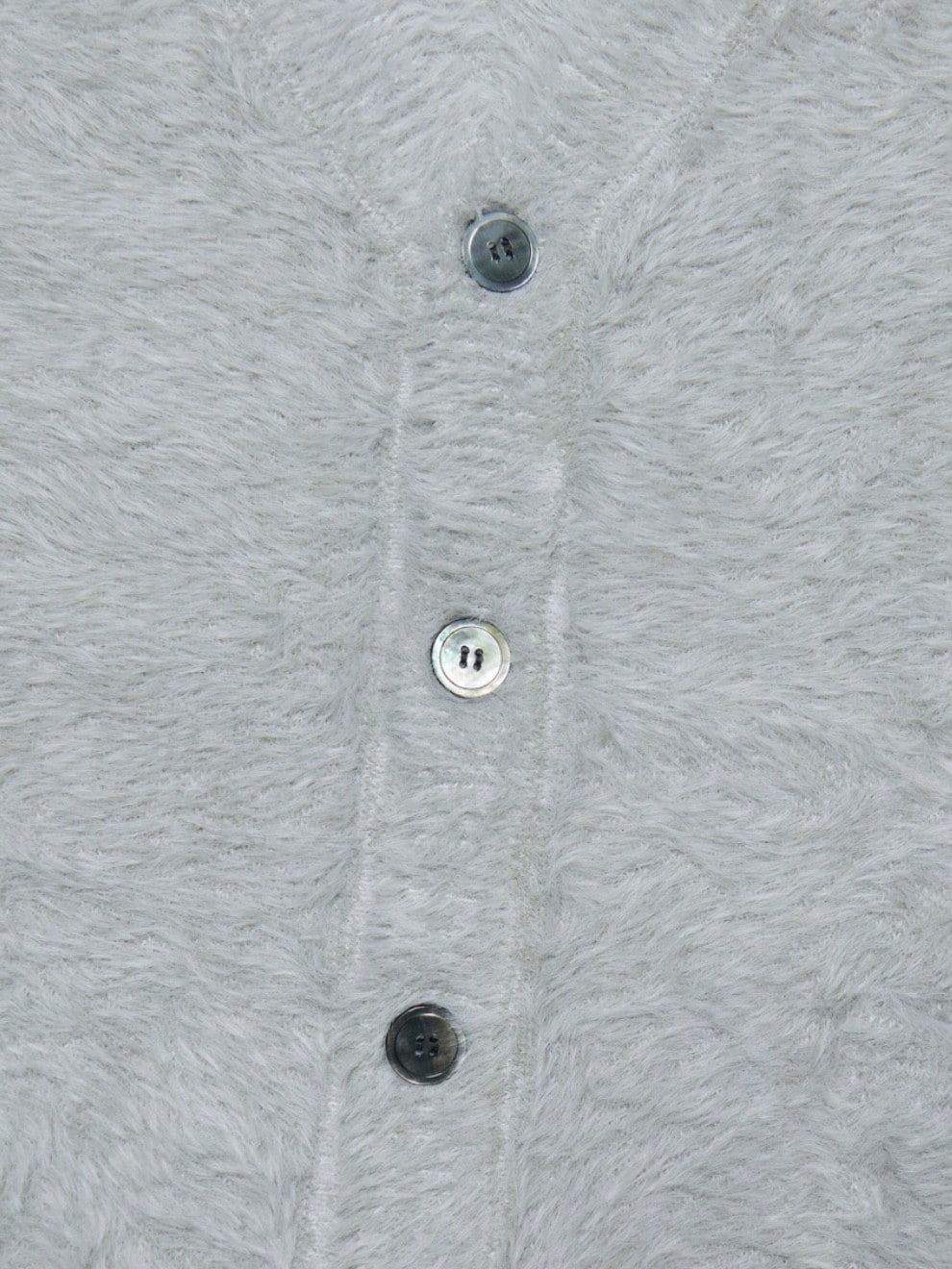 【NOMANUAL】HAIRY SOFT CARDIGAN / 【ノーマニュアル】ヘアリーソフト長袖カーディガン