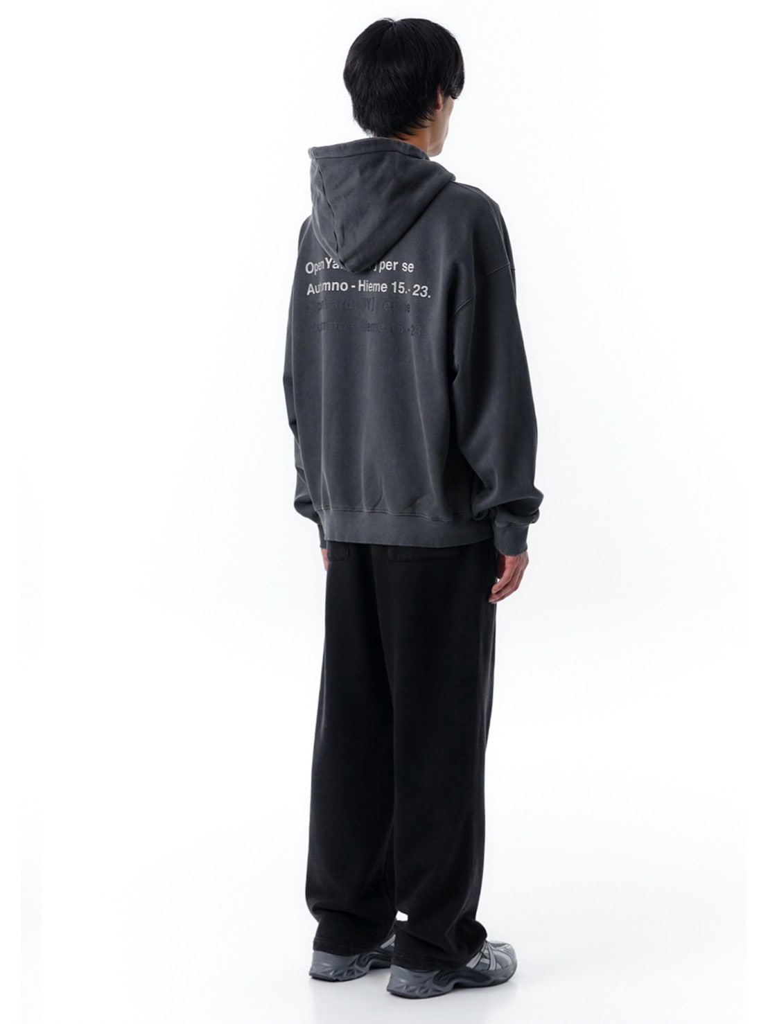 【OY】PIGMENT TYPO HOODIE