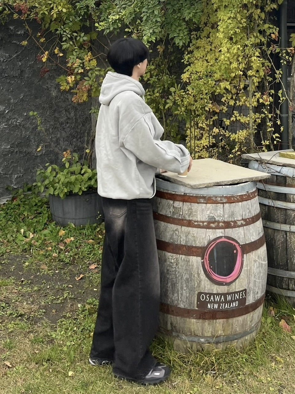 【youll】set up pigment sweat hoodie (2color)