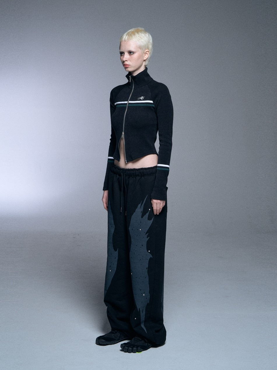 【SETUP‐EXE】RAGLAN HIGH NECK TWO-WAY ZIPUP