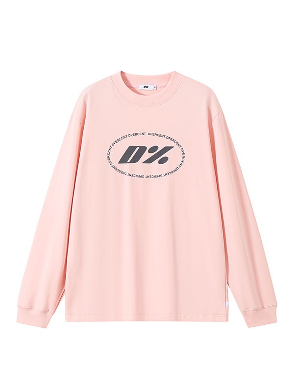【Dpercent】Front Logo Sweater