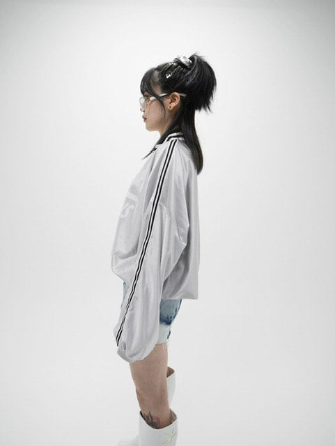 受注制【Never mind the XU】uniform line long sleeve tee (2color)