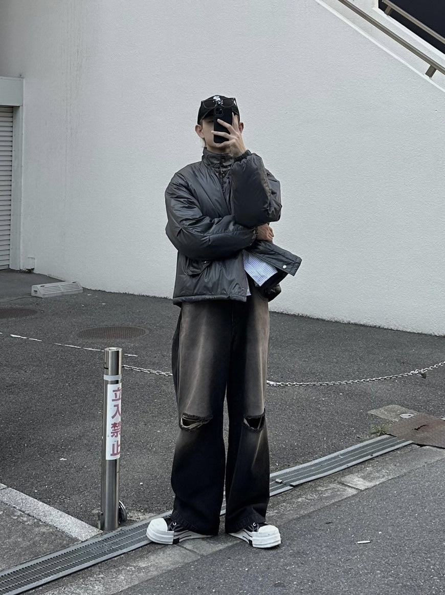 【Chikashitsu +】unisex padding blouson (4color) / 【チカシツプラス】ユニセックスパディングエムエーワン長袖ブルゾン