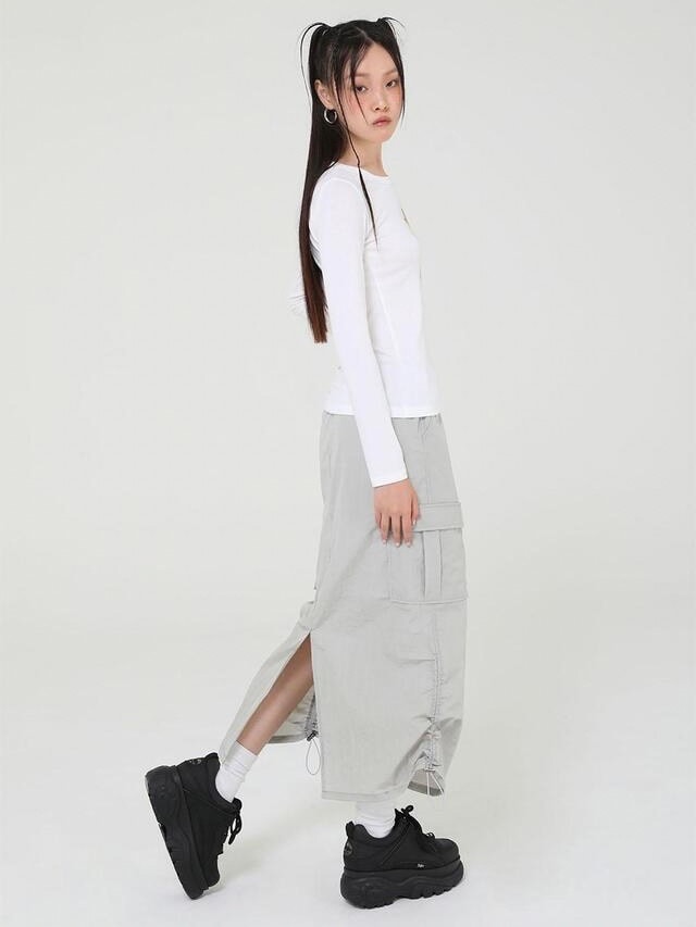 【Uglyshadow】OFFICIAL SHIRRING SKIRT