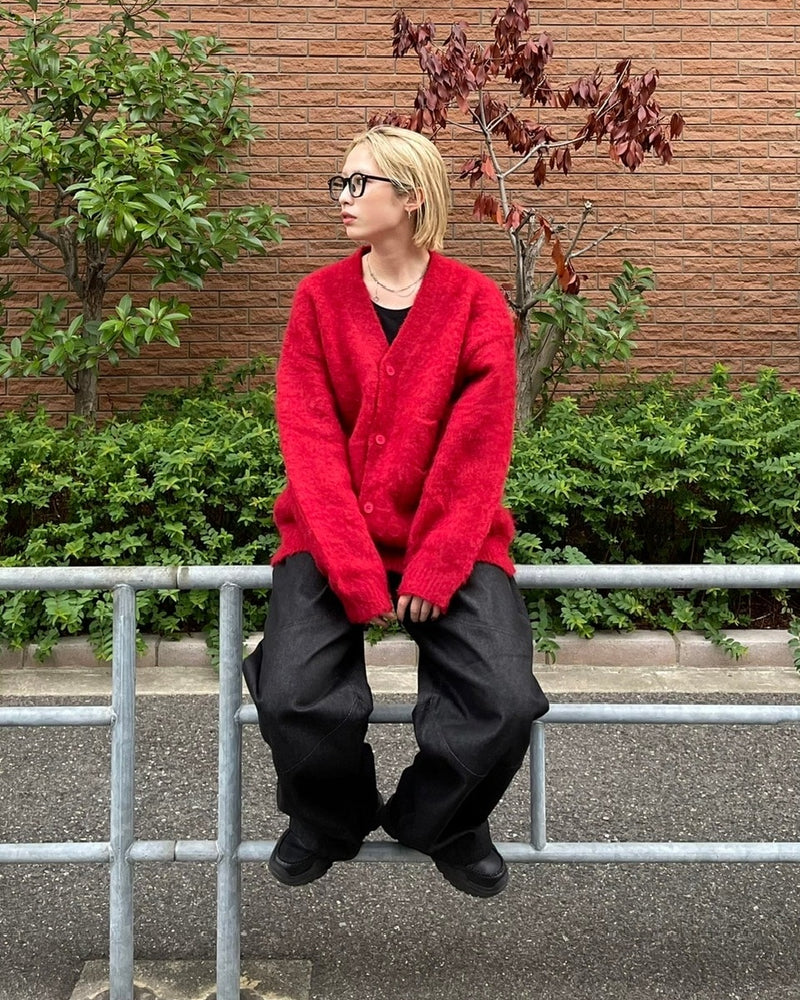 【Chikashitsu +】wool cardigan (4color)