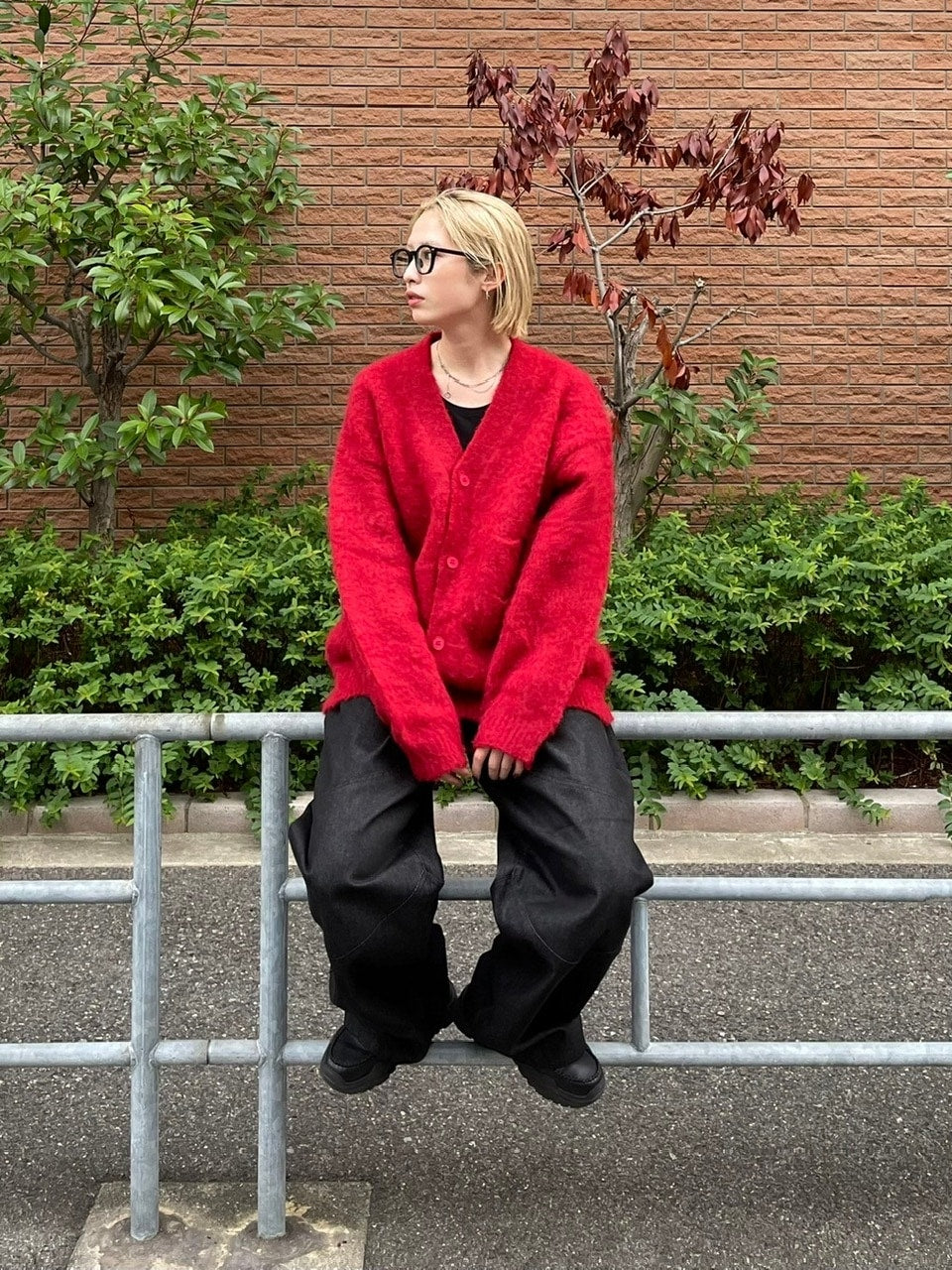 【Chikashitsu +】wool cardigan (4color)
