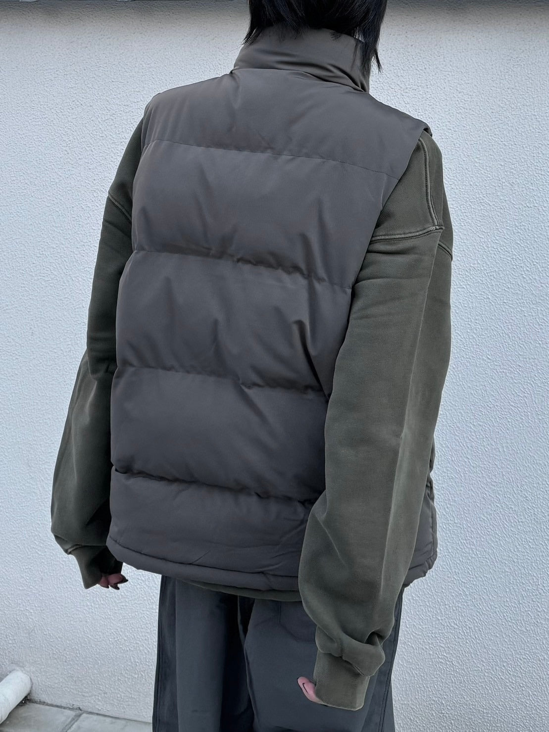 受注制【Chikashitsu +】padded vest (5color)