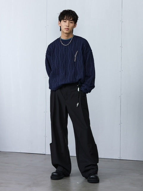 【ARCH by ROARINGWILD】FISH SCALE PATTERN SWEATER