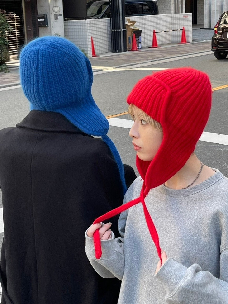 受注制【Chikashitsu +】flight knit cap (5color)
