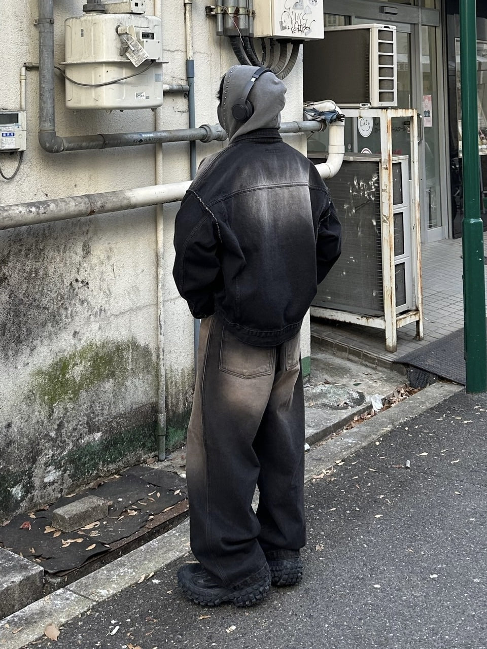 【Chikashitsu +】vintage wash denim pants (2color) / 【チカシツプラス】ヴィンテージウォッシュデニムパンツ