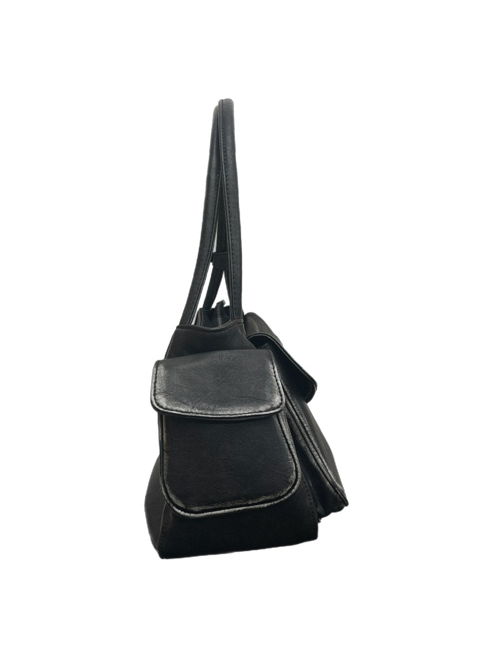 【Chikashitsu +】vintage leather hand bag (2color)