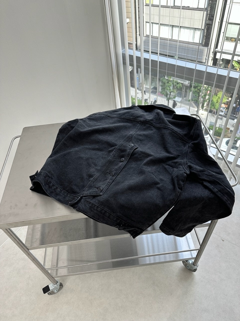 大阪店WEB限定受注制【Chikashitsu +】back design denim jacket