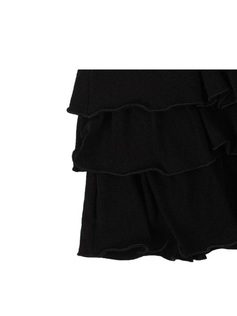 【FANCY CLUB】PUFF SWEAT CANCAN MINI SKIRT