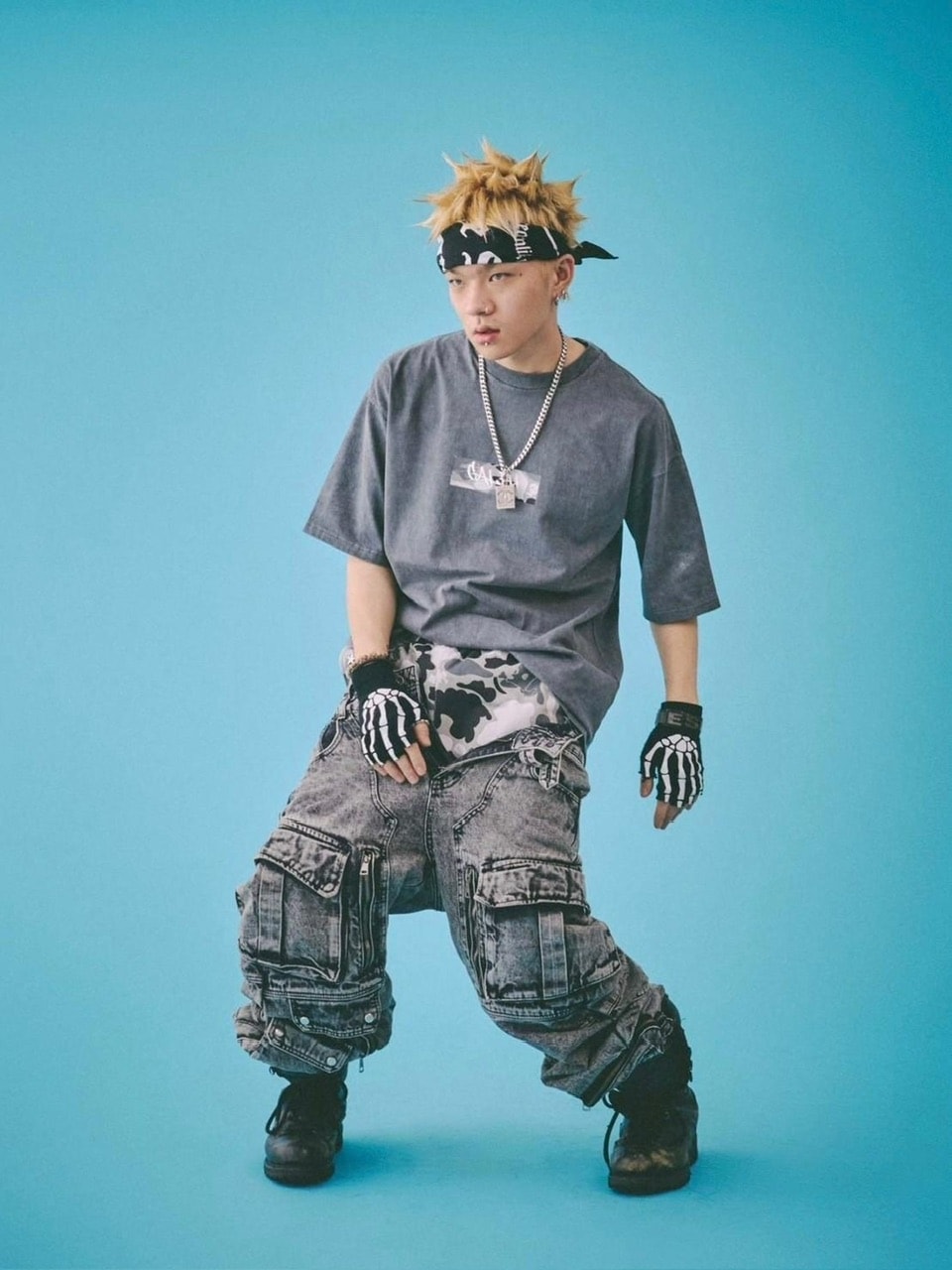 【GALFY】ガルフィーカモボックスロゴTee